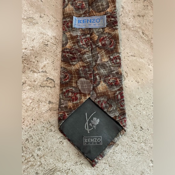 Kenzo Other - KENZO Patterned Silk Necktie